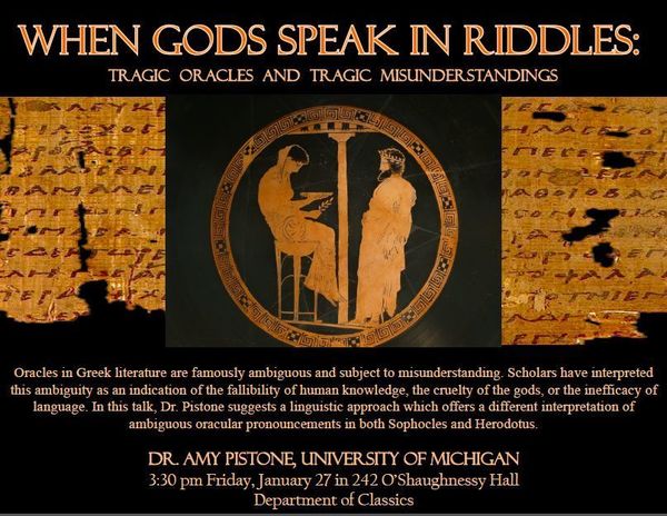 When Gods Speak In Riddles Flyer Image