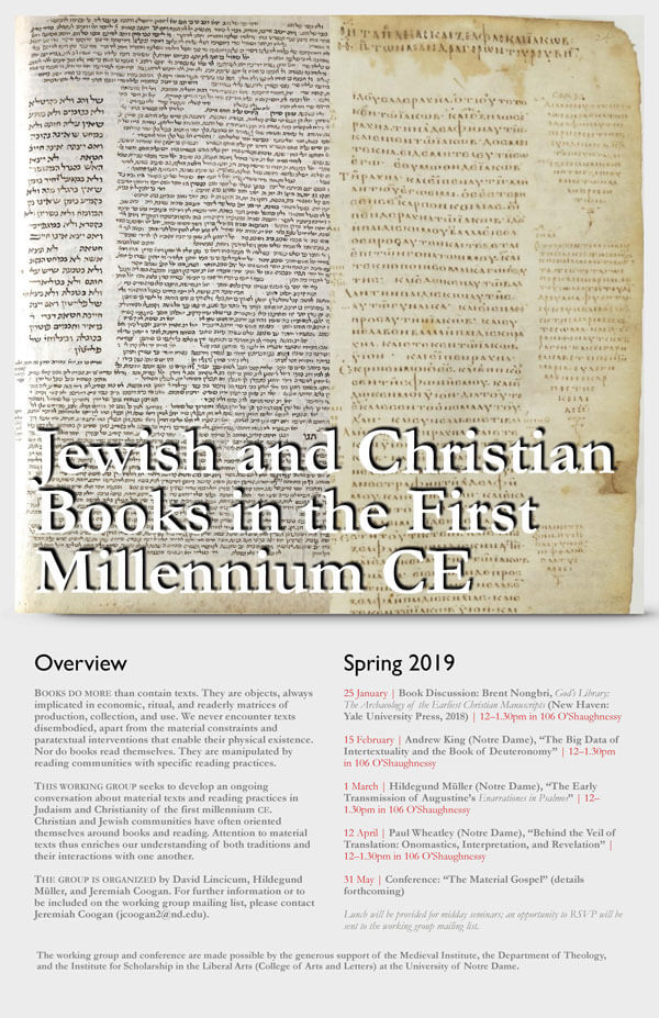 2018 Jewish And Christian Books Poster