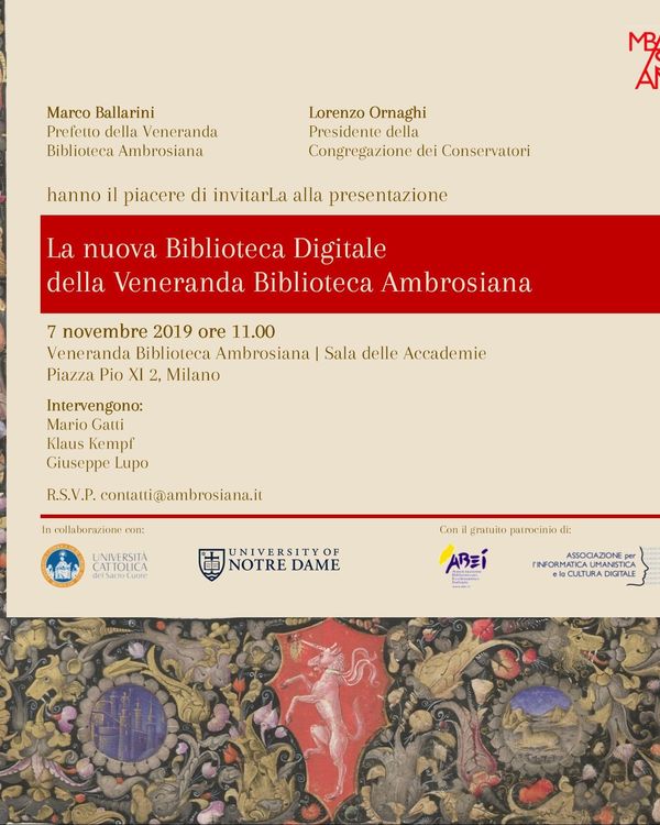 Abrosiana Digital Launch 2019