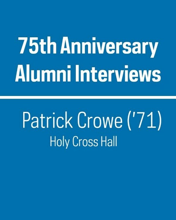Patrick Crowe interview video title card
