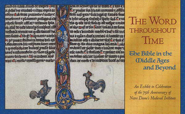 Blog Poster Spring 2022 Medieval Bibles Exhibit