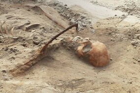 Photo of Corpse Discovered in Pien, Poland