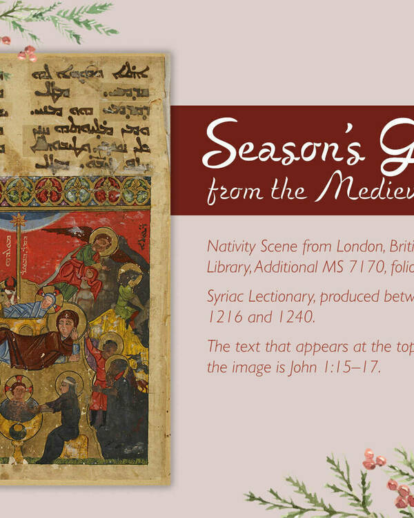 2023 Medieval Institute Christmas Card